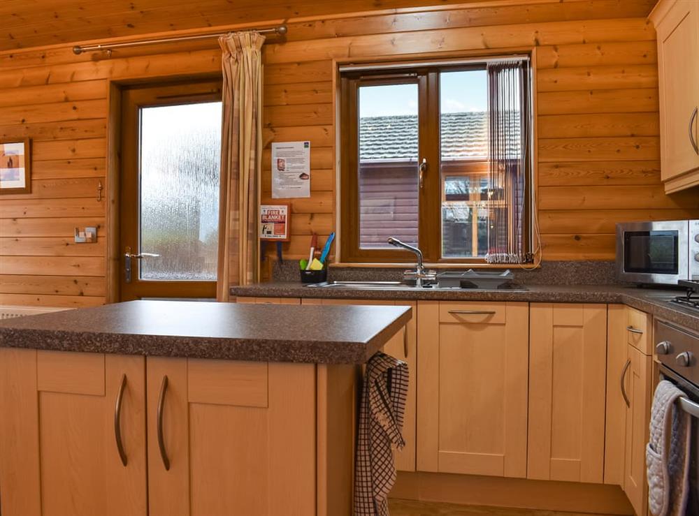 Kitchen at Pine Lodge in Ilfracombe, Devon