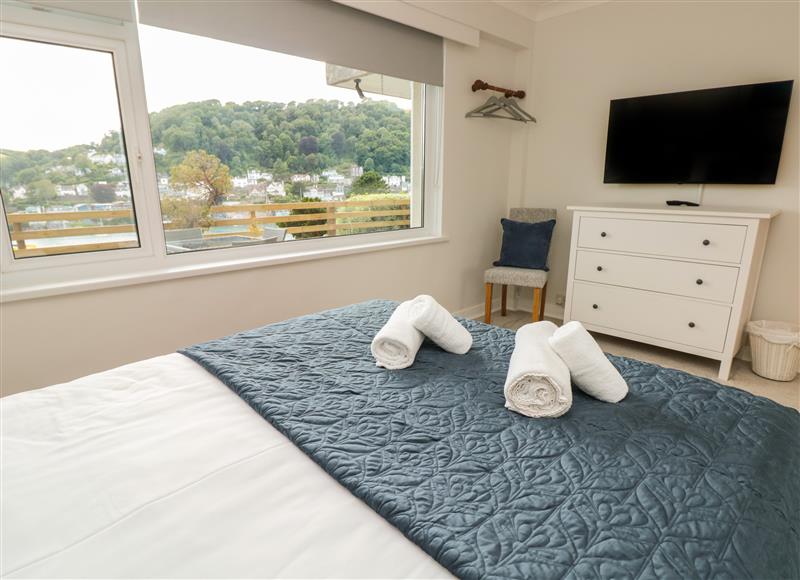 One of the bedrooms at Pine Lodge, Kingswear