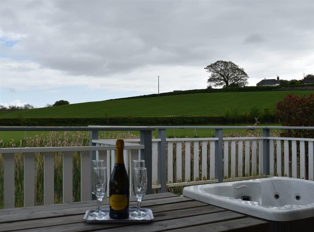 Terrace at Pine Lodge in Ulverston, Cumbria