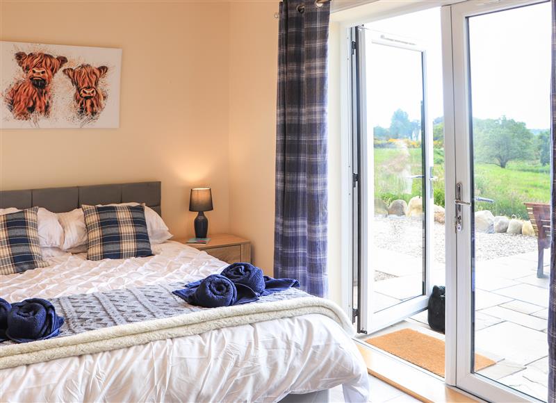 One of the 3 bedrooms at Pine Marten, Dornoch