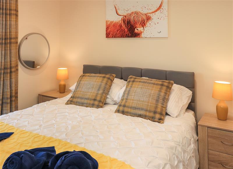 One of the bedrooms at Pine Marten, Dornoch