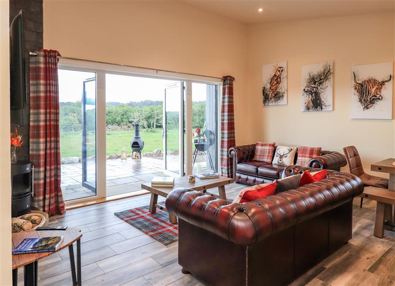 This is the living room at Pine Marten, Dornoch