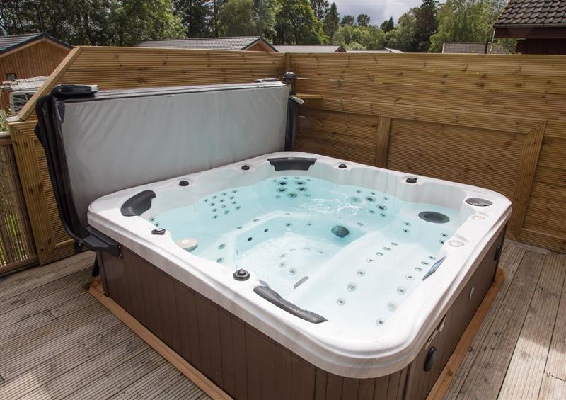 There is a hot tub at Pine Tree, Otterburn