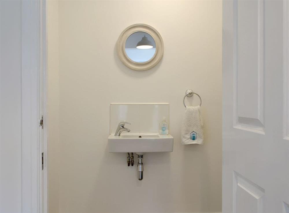 Ground floor toilet at Pine View Cottage in Filey, North Yorkshire