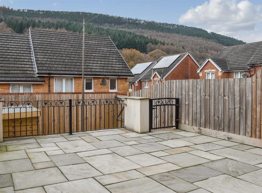 Outdoor area at Pine View in Cwmfelinfach, Dyfed