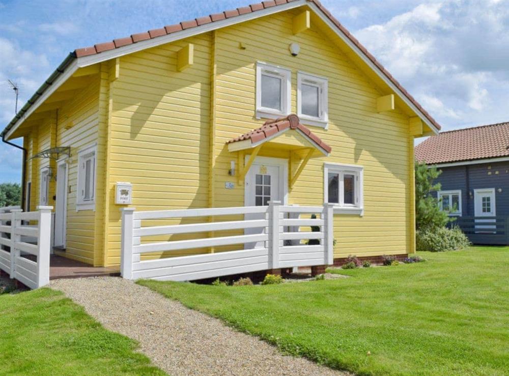 Fantastic Scandinavia designed, detached loadge at Pine View in Fritton, near Great Yarmouth, Norfolk