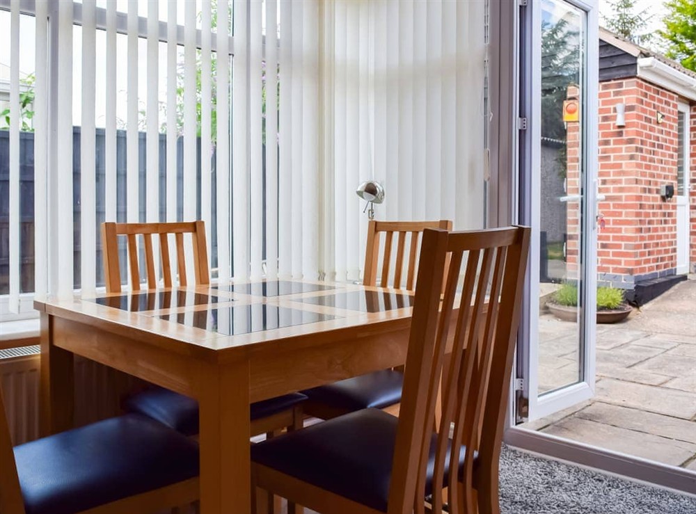 Dining Area at Pinecote in Bottesford, Leicestershire