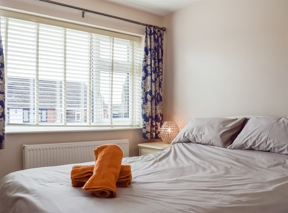 Double bedroom at Pinecote in Bottesford, Leicestershire