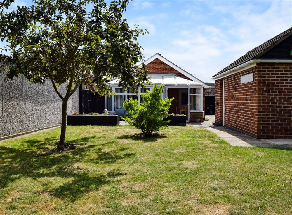 Garden at Pinecote in Bottesford, Leicestershire