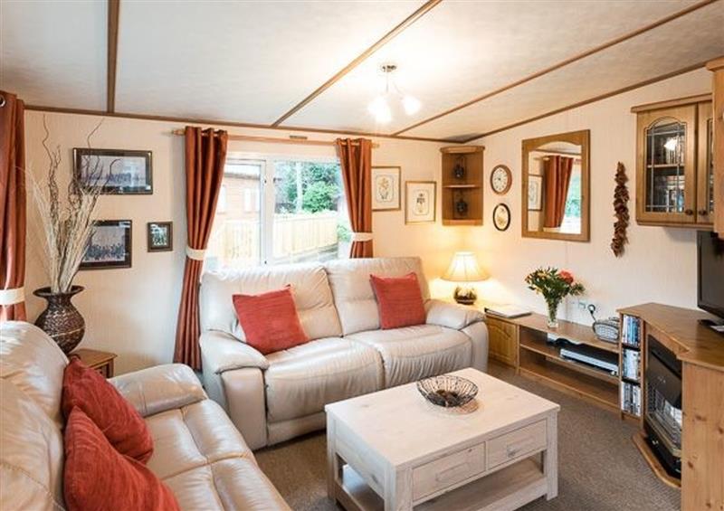 Relax in the living area at Pinehaven Lodge, Windermere