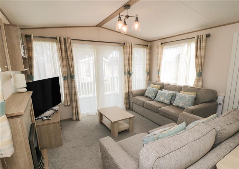 The living room at Pines 32, Cayton