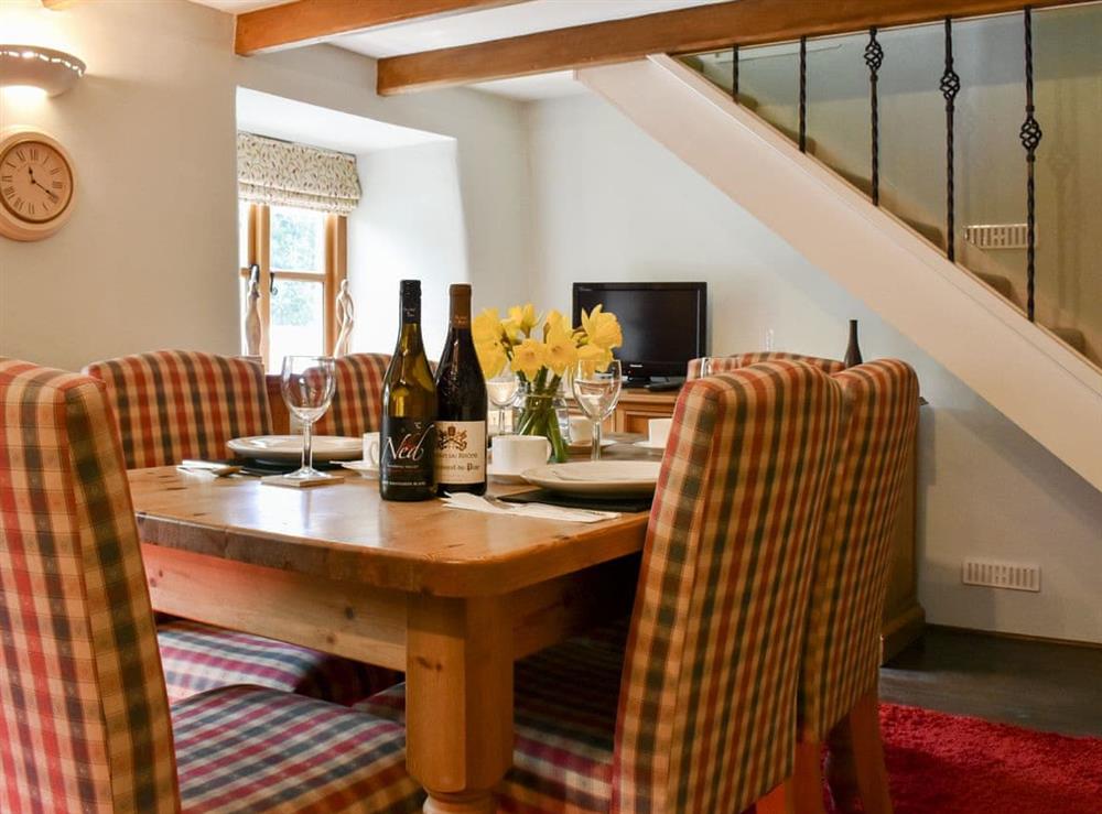 Dining Area at Pineview Cottage in Hessenford, Cornwall
