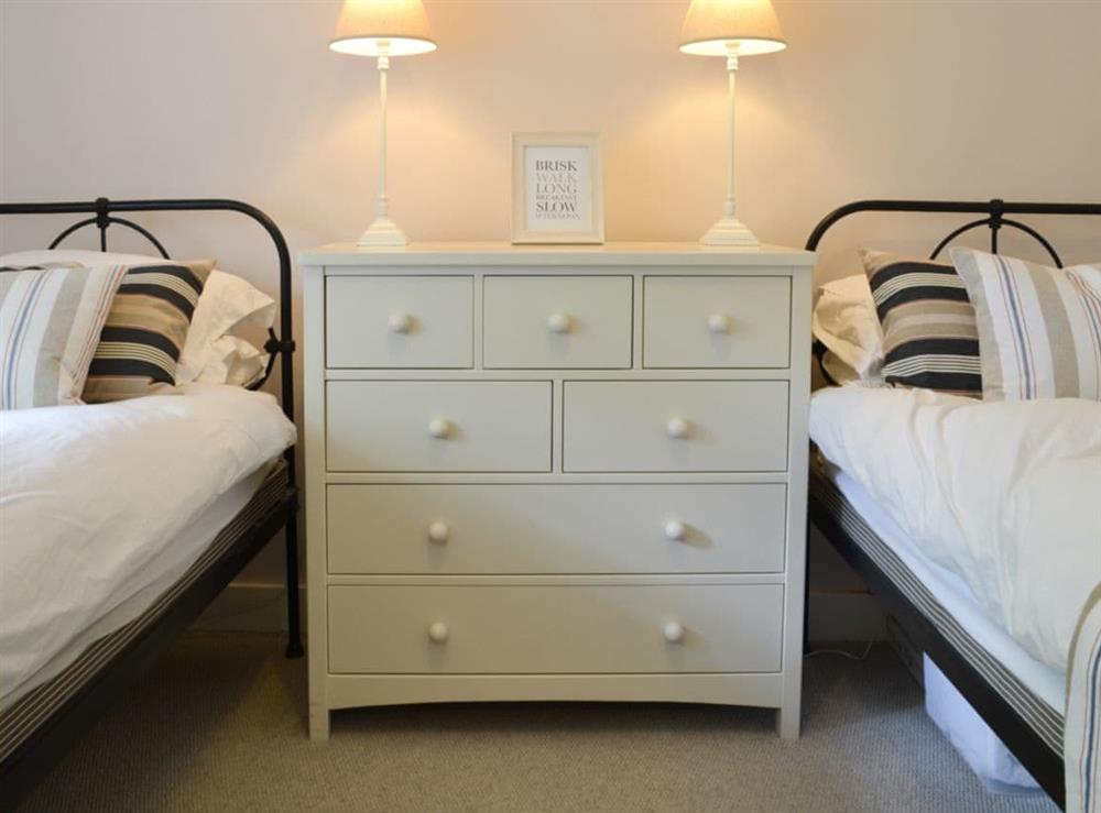Twin bedroom at Pink Cottage in Egmere, near Wells-next-the-Sea, Norfolk