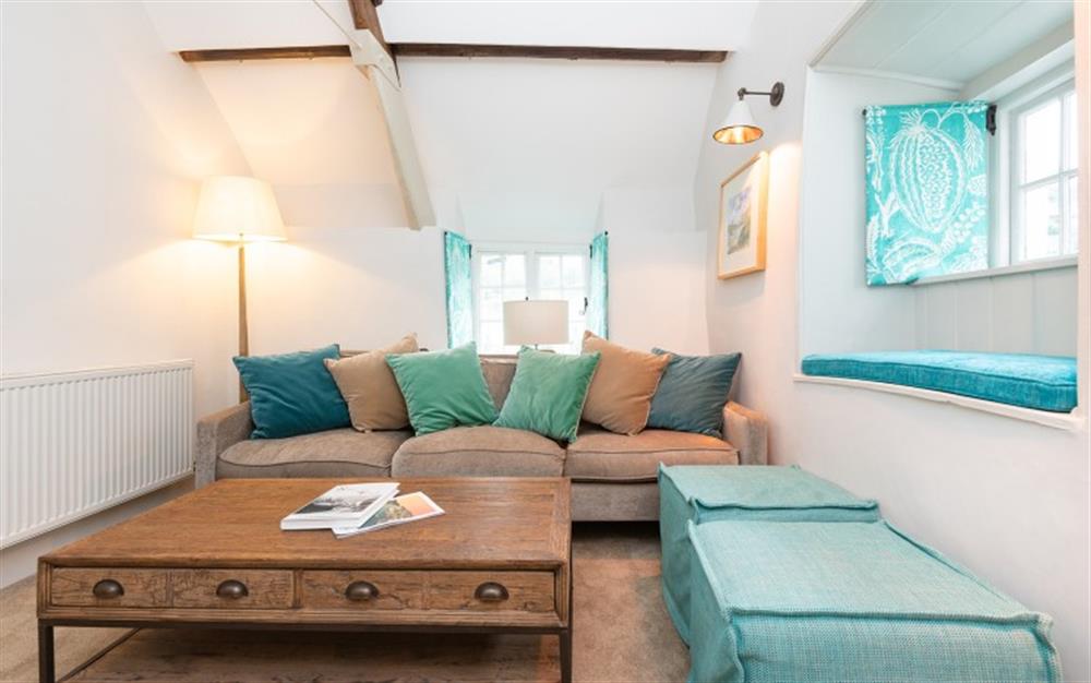 Another look at the cosy lounge  at Pink Cottage in Noss Mayo