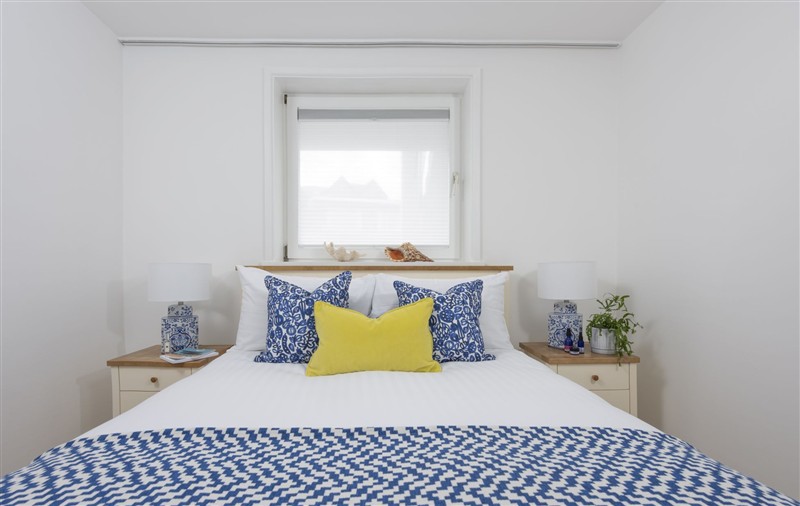 A photo of the bedroom at