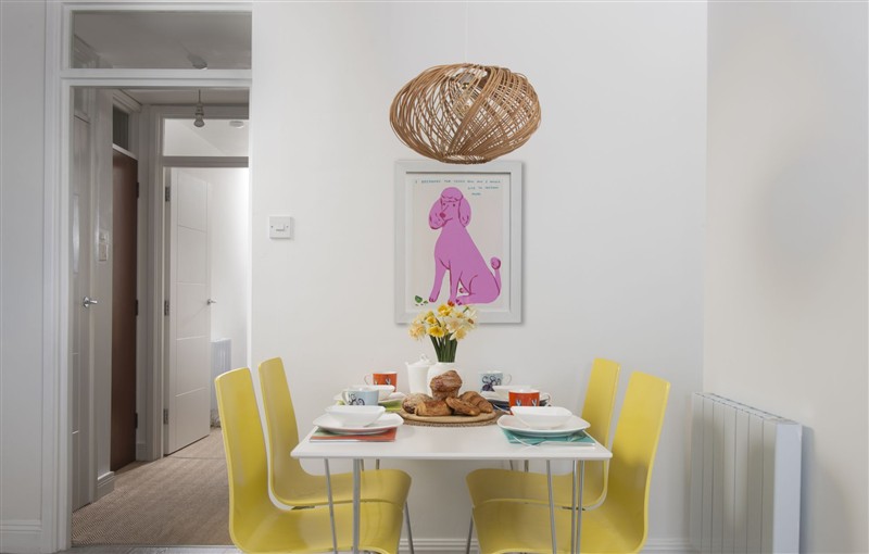 The dining room at