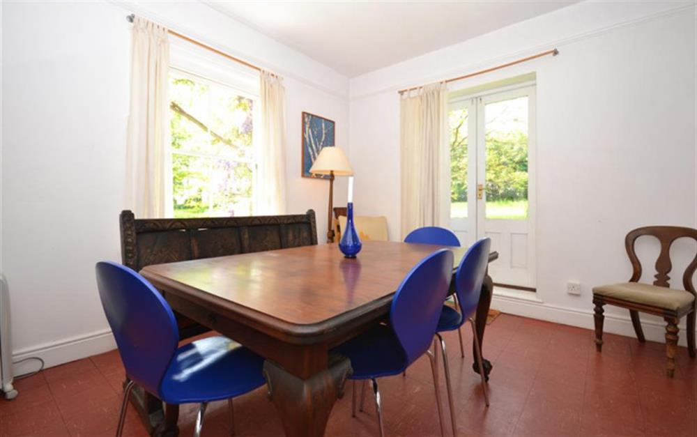 Dining room at Pinns Farm Bungalow in West Wellow