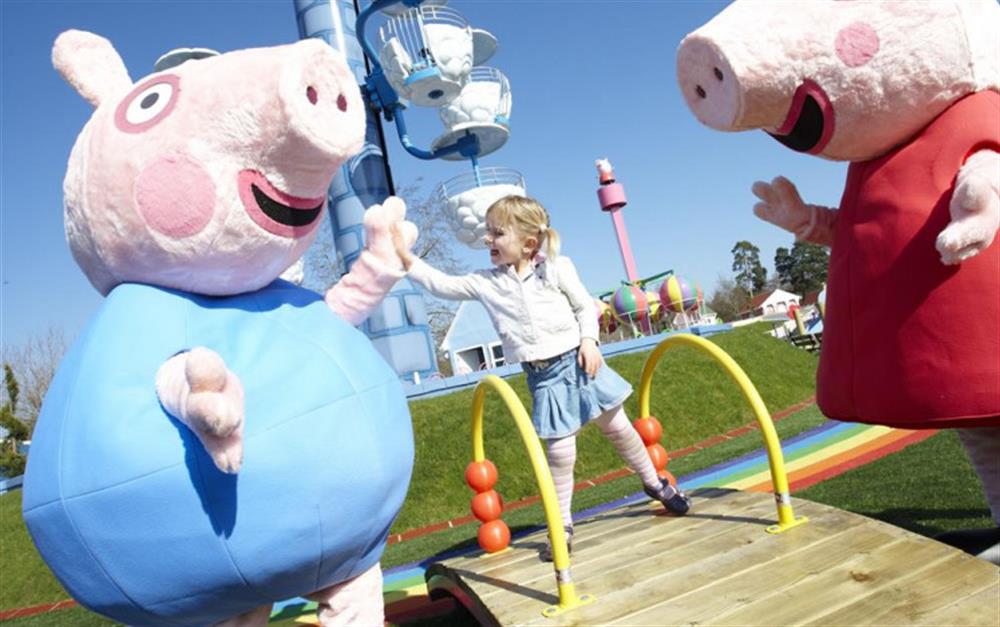Paultons Park and Peppa Pig World close by