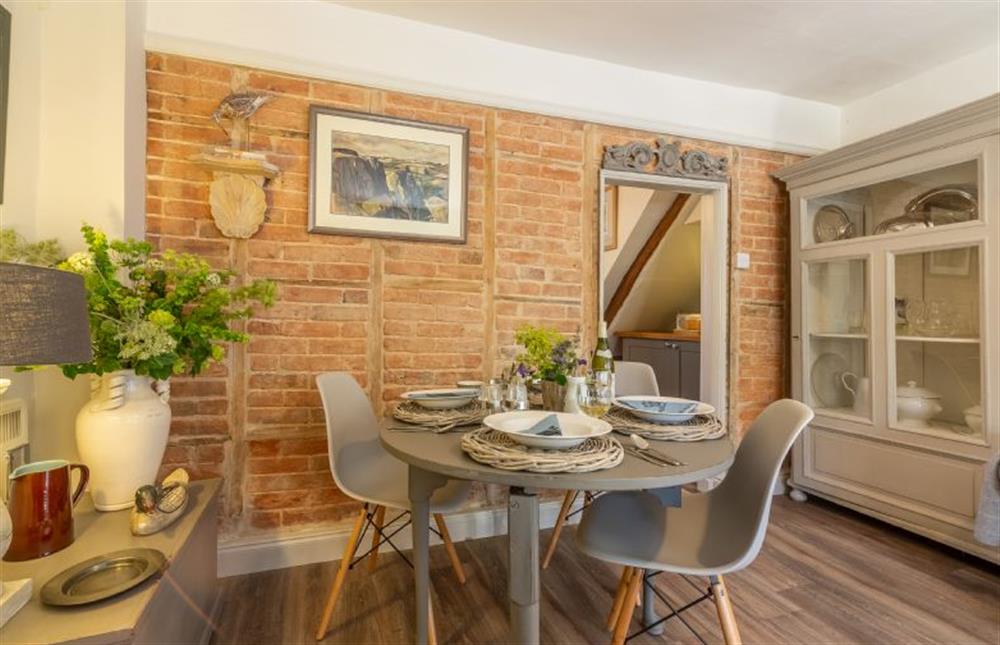 Ground floor: Stylish dining area at Piper Cottage, Holme-next-the-Sea near Hunstanton