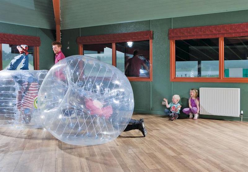 Body Zorbs at Piperdam Lodges in Angus, Southern Highlands