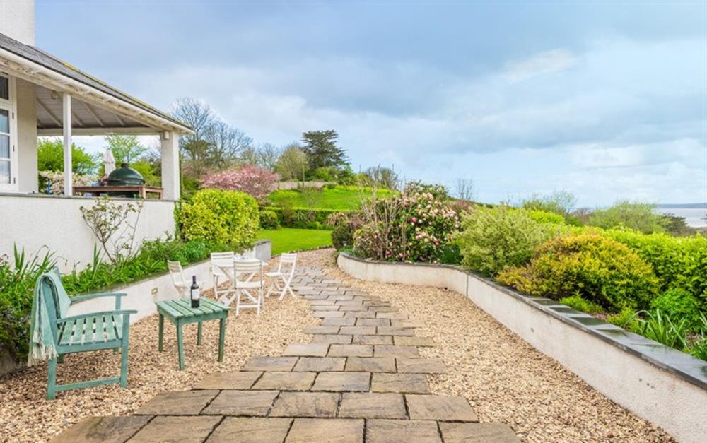 Enjoy the garden at Pipers Bench in Thurlestone