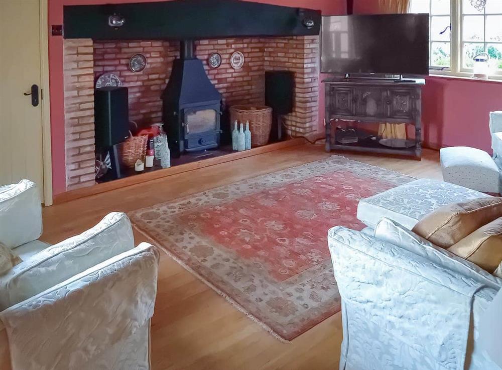 Living area at Pipers Cottage in Hessett, near Bury St Edmunds, Suffolk