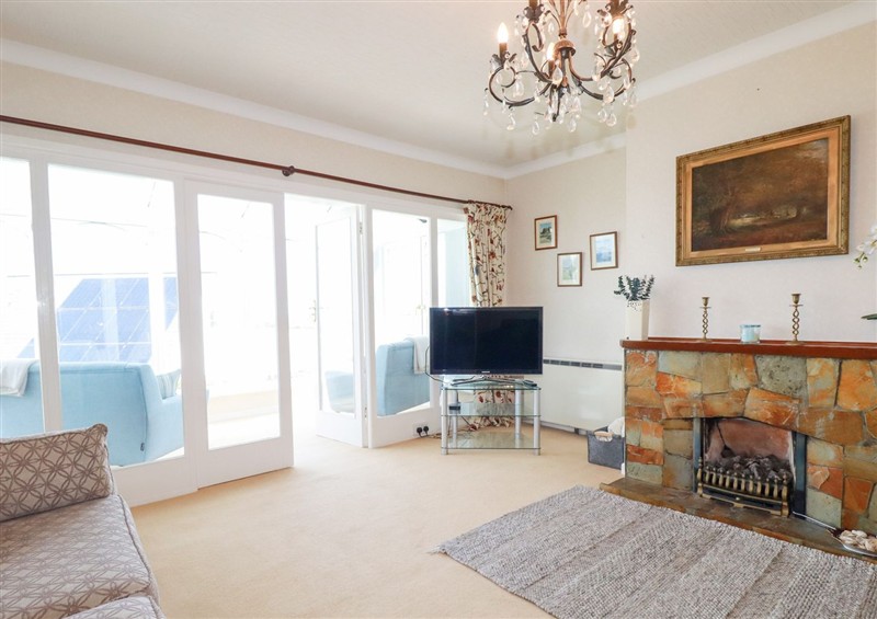 The living room at Pipers, Newquay