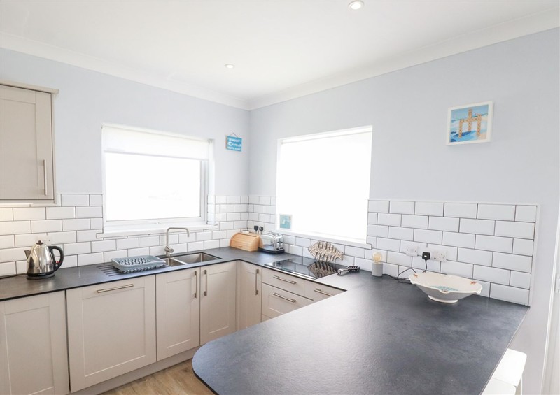 This is the kitchen at Pipers, Newquay