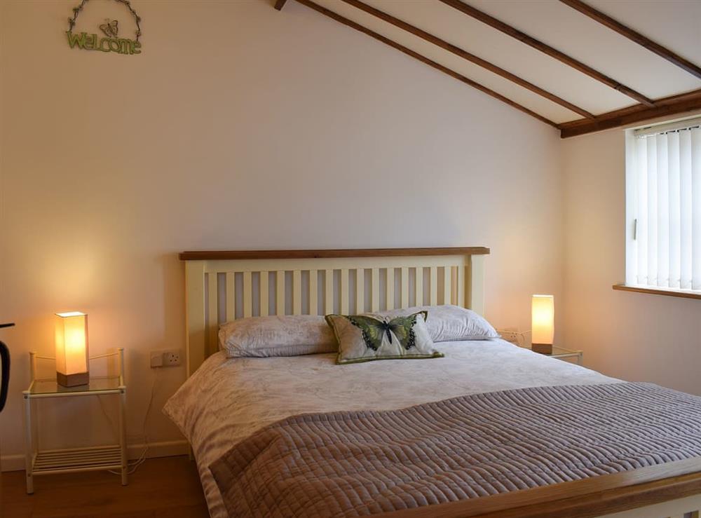 Double bedroom at Pipers Stable in Fiddington, near Bridgwater, Somerset