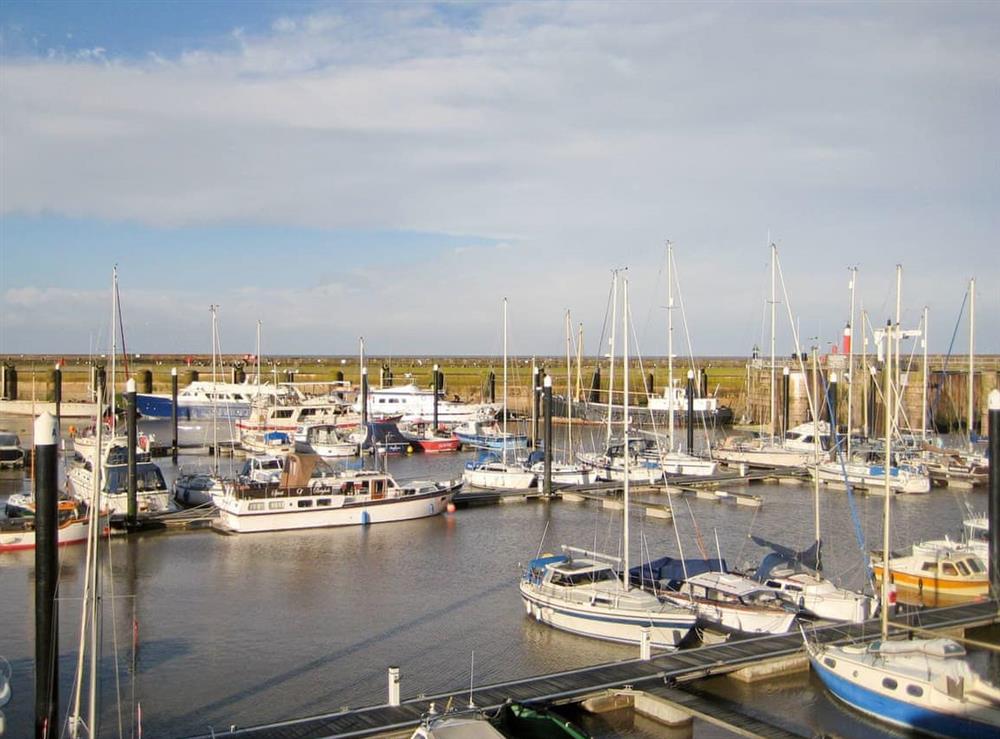 Watchet harbour at Pipers Stable in Fiddington, near Bridgwater, Somerset