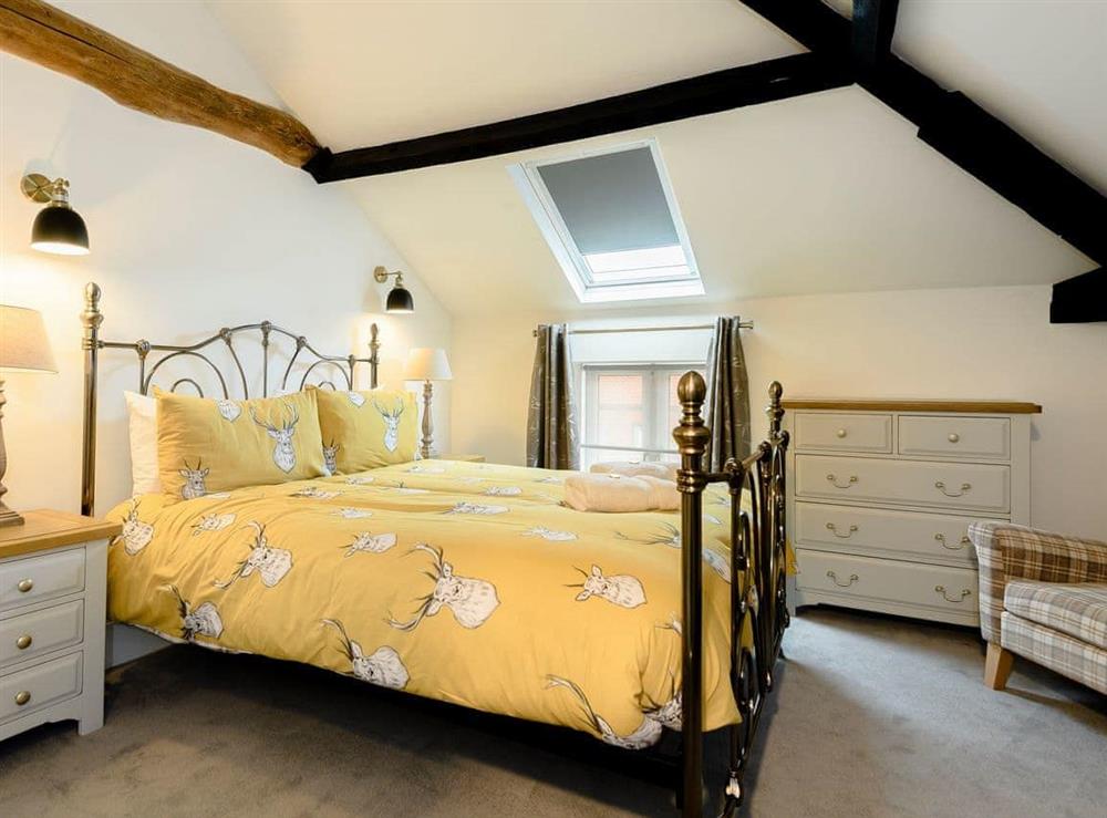 Sumptuous double bedroom at Pipistrelle Barn in North Walsham, Norfolk
