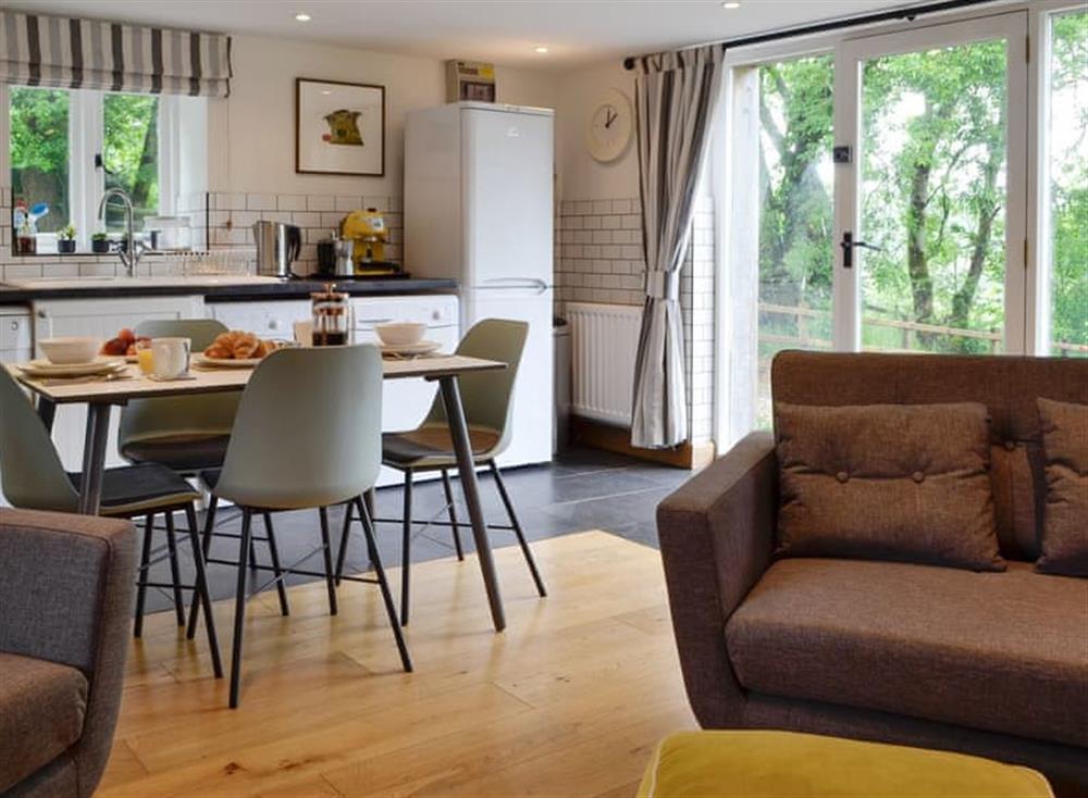 Light and airy living spaces at Pipistrelle in Garth, near Builth Wells, Powys