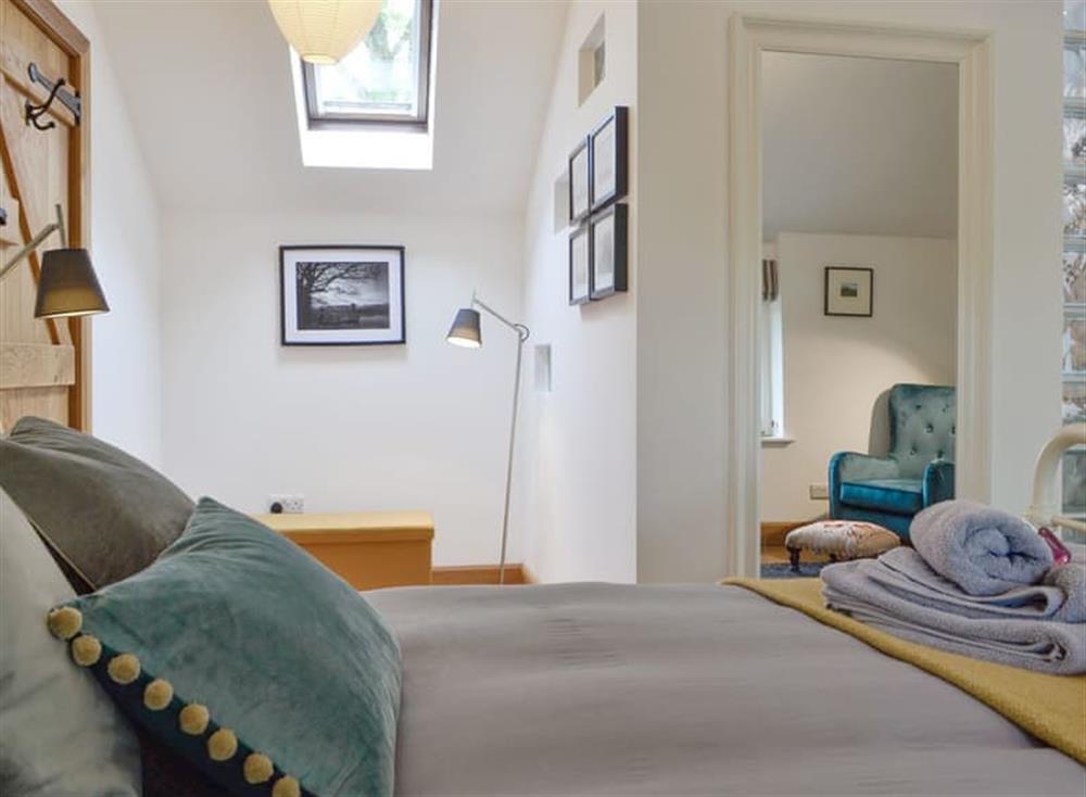 Peaceful double bedroom at Pipistrelle in Garth, near Builth Wells, Powys