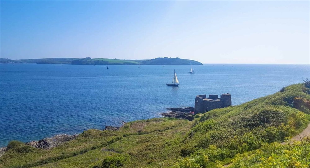 Outdoor area at Pipit in Falmouth, Cornwall