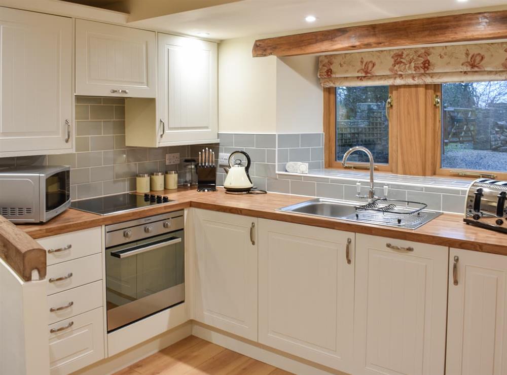 Kitchen area at Pippas Cottage in Greystoke, near Penrith, Cumbria