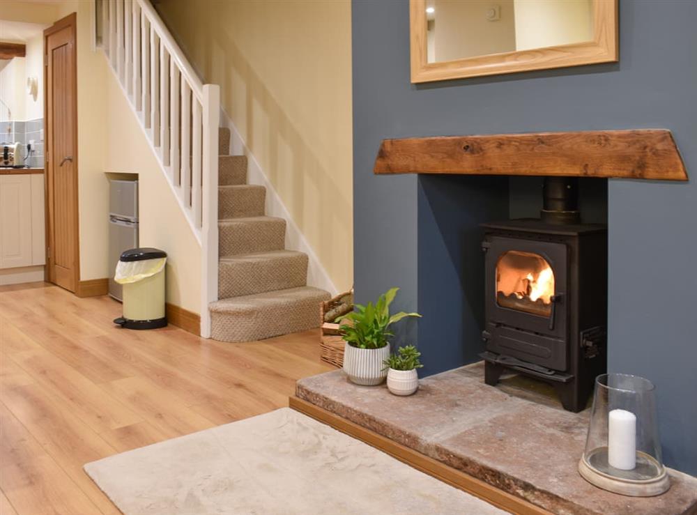 Open plan living space at Pippas Cottage in Greystoke, near Penrith, Cumbria