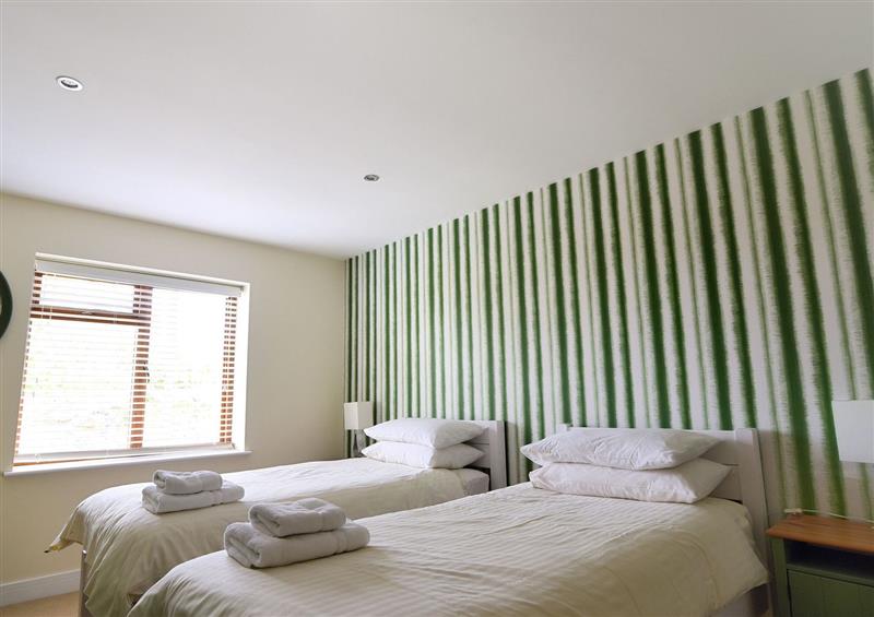 One of the bedrooms at Pippin, Charmouth