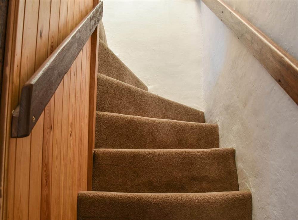 Stairs at Pippin Cottage in Bures, Suffolk