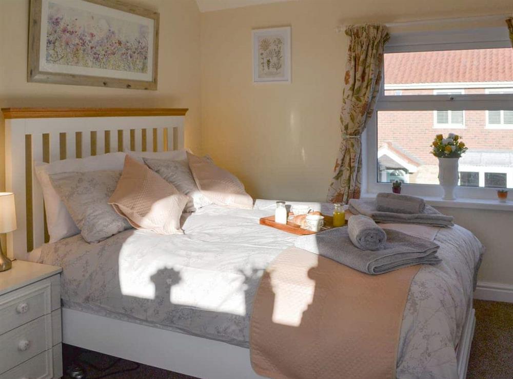 Double bedroom at Pippin Cottage in Nordham, near North Cave, North Humberside