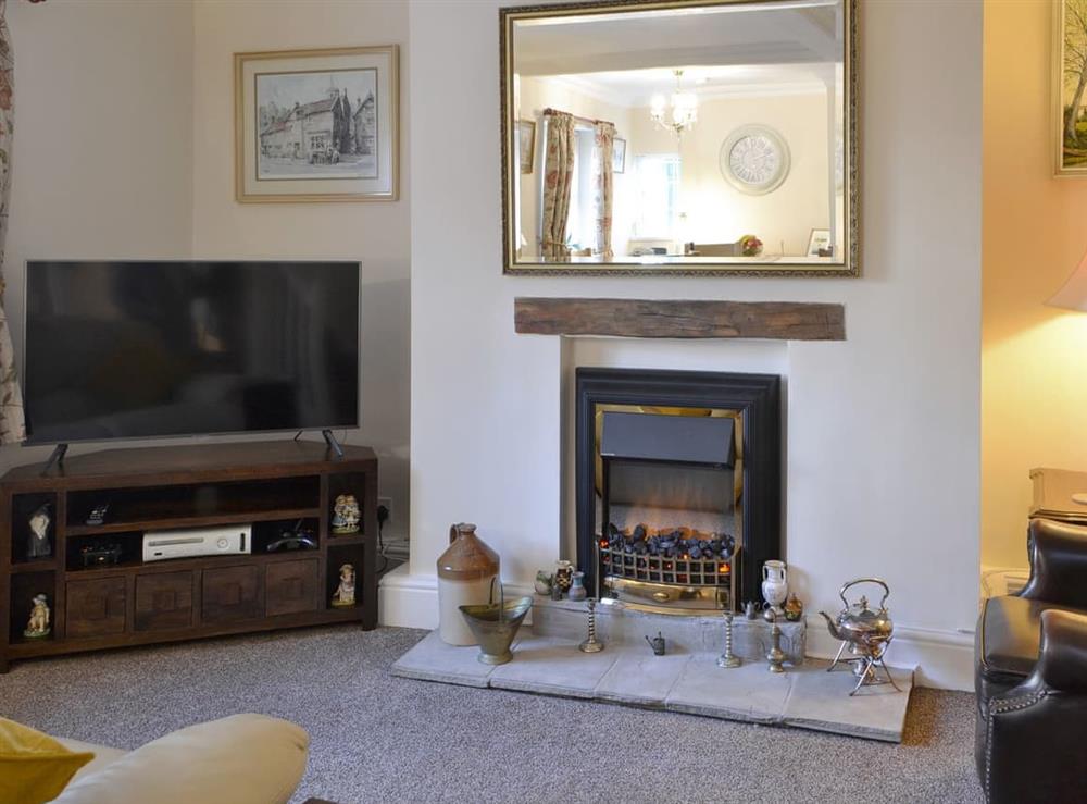Living area at Pippin Cottage in Nordham, near North Cave, North Humberside