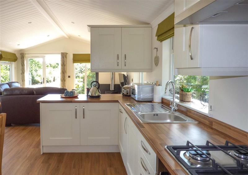 This is the kitchen at Pippin Lodge, Allithwaite