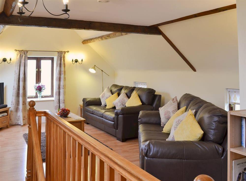 Comfortable living space at Pippins in Penybont, Powys