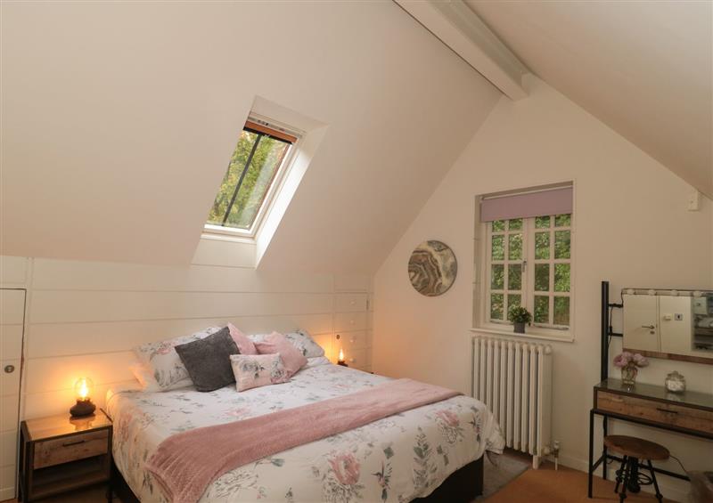 One of the bedrooms at Pips Hideaway, Milton Abbas