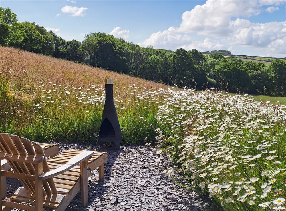 View at Pips Hut in Bideford, Devon