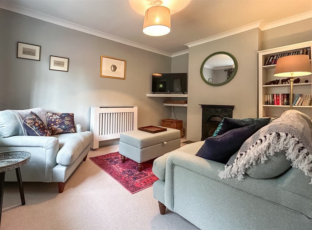 Living area at Pitsford Cottage in Pitsford, Northamptonshire