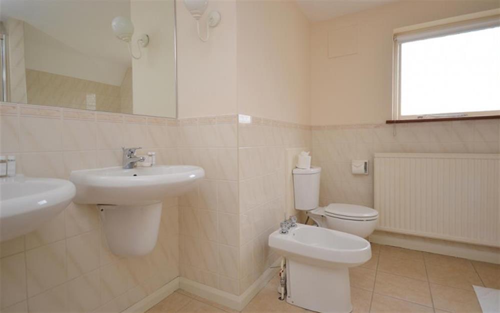 Family bathroom located on the first floor at Pittefaux Cottage in Brockenhurst