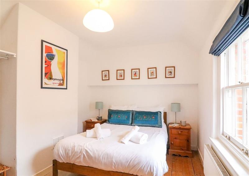 One of the 2 bedrooms at Pixie Cottage, Weymouth