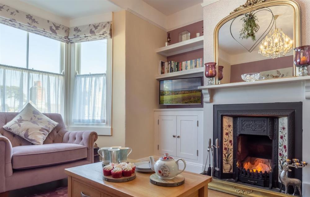 Enjoy a delicious afternoon tea by a warming fire at Place View, Fowey