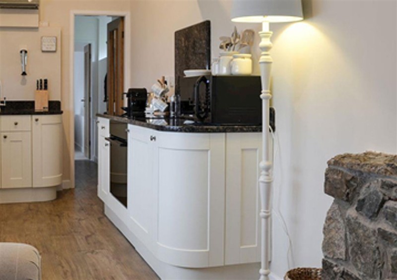 Kitchen at Plas Cottage, Llanfaelog
