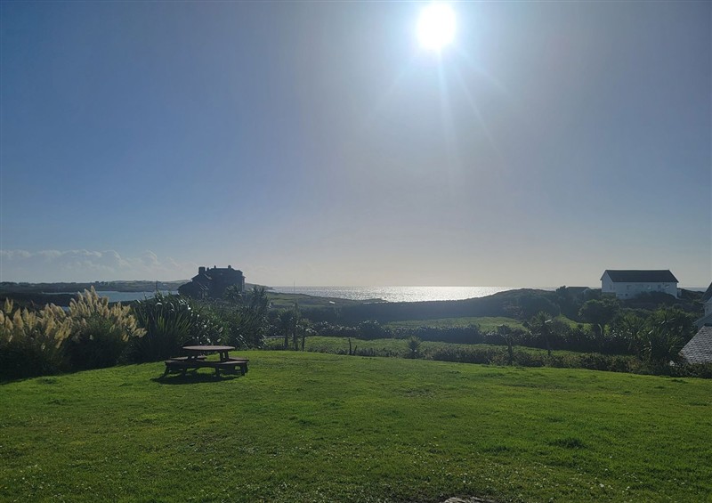 The garden in Plas Darien no 28 at Plas Darien no 28, Trearddur Bay